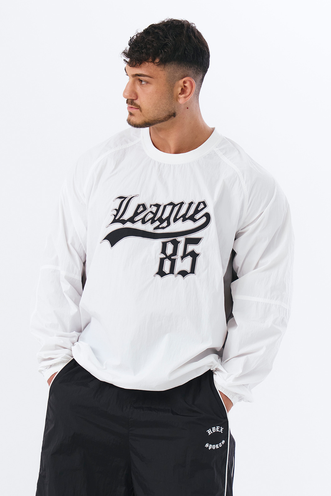 리그 85 웜업 풀오버 (White)